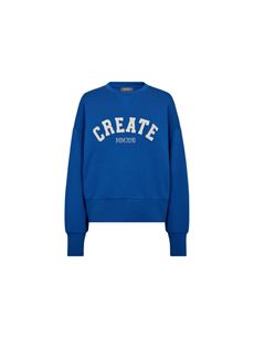 MOS MOSH SWEATSHIRT, MMCELLI SWEATSHIRT, BLUE LOLITE